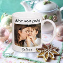 Custom Photo Coffee Mug with Your Picture and Text, Name - Personalized Gifts for Family, Girlfriend, Boyfriend, Best Friend, Birthday, Halloween, Christmas Gifts, Taza Personalizadas - 11oz White by TinyTreasures Baby Boutique