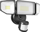 85W LED Security Lights Motion Sensor Light Outdoor, 8500LM Dusk to Dawn, IP65 Waterproof, 6500K, 3 Head Motion Detected Flood Light, Floodlight for Outside, Garage, Yard, Porch (Black) by GreenHaven Gardens