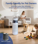 2 in 1 Air Purifier with Humidifier,Air Purifiers for Home Large Room,Humidifier and Air Purifier in one HEPA Purifier for Home Pets Remove Pet Odor Smoke Pollen Dust for Bedroom,Living Room,Office by TinyTreasures Baby Boutique