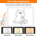 Elice Magnetic A4 Light Board for Diamond Painting, Ultra-Thin Tracing LED Light Box with Side Buttons, Super Bright Diamond Art Light Pad, Light Table for Drawing, Sketching, Weeding Vinyl - White by TinyTreasures Baby Boutique