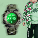 Kids Watch,Boys Watch for 3-15 Year Old Boys,Digital Sport Outdoor Multifunctional Chronograph LED 50 M Waterproof Alarm Calendar Analog Watch for Children with Silicone Band,Kids Gift by TinyTreasures Baby Boutique