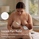Hydrogel Nipple Gel Pads for Breastfeeding: Soothing Nursing Pads Reusable Instant Cooling Relief | Promotes Healing Irritated Nipples - 6 Packs(12 Count) by TinyTreasures Baby Boutique