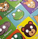 Alphabet Flash Cards,Giant ABC Animal Mask Flash Cards,with Animal Masks, Colorful Alphabet Mask Cards, Interactive Education Games (26pcs) by TinyTreasures Baby Boutique