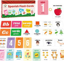 Ceiba Tree Spanish Flash Cards 100 English to Spanish Bilingual Flashcards Español Vocabulary Alphabet Number Colors Educational Learning Toys for Kids Adult Beginners Toddlers Grade School Classroom by TinyTreasures Baby Boutique