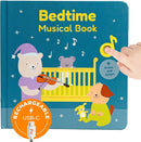 Cali's Books Bedtime Musical Book for Babies and Toddlers 1-3 – USB-C Rechargeable – 6 Classical and Relaxing Pieces | Sound Book for Sleep & Relaxation by TinyTreasures Baby Boutique
