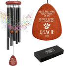 Personalized Pet Memorial Wind Chimes - Dog Memorial Gifts for Loss of Dog,Dogs Remembrance Bereavement Gift,Custom Pet Loss Sympathy Gifts in Memory of Dogs Cats (Design 1) by CozyNest Decor