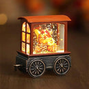 Fall Snow Globe Train Gnome Turkey Pumpkin Classic Relief Texture Battery Powered LED Glitter Fall Decorations for Home Autumn Harvest Thanksgiving Gifts by CozyNest Decor