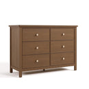 Graco Sasha 6 Drawer Dresser (Hazelnut) – GREENGUARD Gold Certified, Wood Storage for Nursery or Kids’ Room, Safe Interlocking Drawer System & Easy Assembly with Pre-Installed Tracks by TinyTreasures Baby Boutique