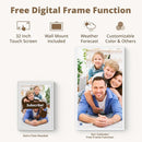 32" Digital Calendar Chore Chart – 1080P Full HD Interactive Touchscreen, Smart Family Planner, Hearth Display Digital Wall & Desk Mountable for Seamless Scheduling by TinyTreasures Baby Boutique