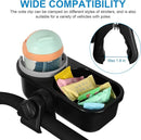 Accmor Stroller Cup Holder with Tray, Universal Cup Holder, Bike Bottle Holder, 360° Rotatable Large Caliber Drinks Holder for Stroller, Bike, Wheelchair, Walker by TinyTreasures Baby Boutique