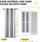 MIULEE Bedroom Blackout Curtains Thermal Insulated Room Darkening Drapes for Living Room Kitchen Grommet Top Light Blocking Window Treatment Curtains, 40 x 54 Inches Long, 2 Panels, Greyish White by TinyTreasures Baby Boutique
