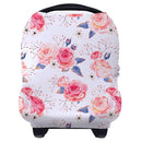 Yoofoss Nursing Cover Breastfeeding Scarf - Baby Car Seat Covers, Infant Stroller Cover, Strechy Carseat Canopy for Boys and Girls (Flower) by TinyTreasures Baby Boutique