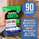 Rockin' Green Classic Rock Laundry Detergent (90 Loads), Plant based, All Natural Laundry Detergent Powder, Vegan and Biodegradable Odor Fighter, Safe for Sensitive Skin, 45 oz (Freshwood Mac) by TinyTreasures Baby Boutique