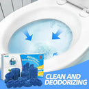 Toilet Bowl Cleaner Tablets 40 PACK, Blue Automatic Toilet Cleaner with Bleach, Using Sustained-Release Technology for Deodorizing & Descaling,Household Toilet Tank Cleaners for Against Tough Stains by CozyNest Decor