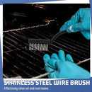 60 Pcs Mini Wire Brush Set Stainless Steel Wire Bristle Scratch Brush Small Metal Brush for Cleaning Curved Handle Masonry Welding for Cleaning Welding Slag and Rust Tool, Black, 6.7 Inches by CozyNest Decor