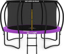 JUMPZYLLA Trampoline Outdoor 8FT 10FT 12FT 14FT 15FT 16FT with Enclosure and Ladder, ASTM Approved Recreational Trampoline for Kids and Adults, Anti-Rust Coated Frame by TinyTreasures Baby Boutique
