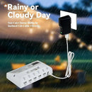 Solar Powered Indoor & Outdoor Pendant Lights with 4 LED Bulbs, Each 5m Cord, Waterproof, 6000mAh Battery for Yards, Gardens, Patios, Camping, RVs & Sheds by CozyNest Decor
