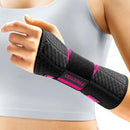 FREETOO Wrist Support Brace Left Hand for Tendonitis, Sprained Wrist, Strain, Pain Relief Wrist Splint for Carpal Tunnel, Arthritis, Wrist Immobilizer Fit Women and Men for Sleeping (S/M, Black/Pink) by CozyNest Decor