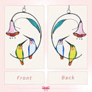 Lolitarcrafts Hummingbird with Flower Stained Glass Suncatcher Bird Stained Glass Window Hangings Hummingbird Gift for Home Decor (Green and Blue) by GreenHaven Gardens
