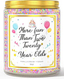 40th Birthday Candles Gifts for Women- 9 oz Happy Birthday Candle with Vanilla Birthday Cake Scent, Gifts for Women & Men, Friendship Ideas by CozyNest Decor