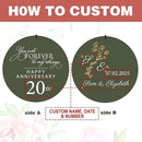 ASTARIN 20th Tree of Life Wind Chimes, Personalized Wind Chimes for Cople Women Men, Couple Gifts for Keepsake, Deep Tone Windchime Romantic Gift by CozyNest Decor
