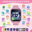 Smart Watch for Kids with 39 Games Touchscreen Camera Video, Music Player, Pedometer, Calculator, Calendar, Stopwatch, Flashlight, Alarm Clock 12/24 hr, Birthday Gifts Toys for Girls Ages 3-12 by TinyTreasures Baby Boutique