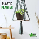 Planter Pots with Drainage Holes - Lightweight, Durable & Space-Saving Pots for Indoor and Outdoor - Versatile Functionality, Simple Modern Design, Set of 20 Plastic Planter Pots - Brown by GreenHaven Gardens