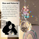 Loss of Dog Sympathy Gift - Dog Memorial Suncatcher, Pet Loss Crystals Prisms Rainbow Maker, Rainbow Bridge Dog Memorial Gifts, Passing Away Remembrance Sun Catcher, Pet Loss Bereavement Gift Idea by GreenHaven Gardens