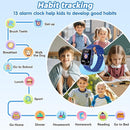 Smart Watch for Kids Boy Gift Ages 3-12, 2 Screen Protector, 26 Puzzle Games, HD Camera Video Music Player Touchscreen Pedometer, Educationtal Toy Brithday Gifts for Boy Ages 4 5 6 7 8 9 10(Blue) by TinyTreasures Baby Boutique