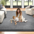 Baby Play Mat for Floor Tummy Time Nursery Rug Muscle Mat Area Rug Playroom Tatami 50 * 50" Memory Foam 1.3" Thick Crawling For Babies,Toddlers, Infants, Kids,Floor Mat(Grey) by CozyNest Decor