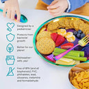 Ahimsa Stainless Steel Kids Utensils - Kids Fork and Spoon Set, Pediatrician Designed Rainbow Silverware Set, 100% BPA Free & Dishwasher Safe (Rainbow) by CozyNest Decor