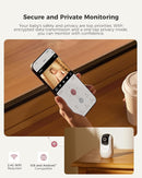 Momcozy Smart WiFi Baby Monitor, APP Control Baby Monitor with Camera & Audio, Danger Zone Alert, Motion & Cry Detection, 1080P Night Vision, 2-Way Talk, Photo & Video Recording (Compatible With BM04) by TinyTreasures Baby Boutique