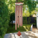 Wind Chimes Outdoor Large Deep Tone, 44 Inches Sympathy Wind Chimes Tuned Soothing Melody, Memorial Wind-Chime with 6 Heavy Tubes for Outside Decoration, Garden/Yard. Copper by CozyNest Decor