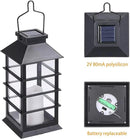 LED Solar Lantern - Outdoor Hanging Solar Lights Waterproof Flickering Flame Candle Light for Patio Courtyard Garden Decorative(2 Pack) by GreenHaven Gardens