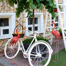 XONOR Metal Flamingo Garden Statues Large Red Flamingo Yard Art Outdoor Sculptures for Home Patio Lawn Backyard Décor, Set of 3 by GreenHaven Gardens