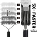 GRILLART Grill Brush and Scraper BBQ Brush for Grill, Safe 18" Stainless Steel Woven Wire 3 in 1 Bristles Grill Cleaning Brush, BR-4516 by GreenHaven Gardens
