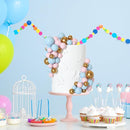 75 Pcs Cake Balls Topper Decorations Foam Cupcake Topper Mini Balloon Cake Topper Balls Cake Picks for Cake Deco Birthday Party Wedding（Blue,Pink,Gold） by TinyTreasures Baby Boutique