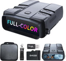 Night Vision Goggles, True 4K Full-Color Night Vision Binoculars, Built-in Powerful Focusable IR, 6000mAh Rechargeable Battery, Super Large Display, Long Viewing Range, Free 64GB Card (Black) by TinyTreasures Baby Boutique