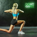 Don't Quit LED Neon Sign for Wall Decor, DO IT Neon Lights Party Decorations, USB Powered Switch LED Lights Adjustable for Office, Gym, Man Cave, Gamer Room Decor by CozyNest Decor
