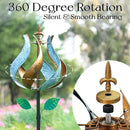 Wind Spinners for Yard and Garden, Wind Spinners Outdoor Metal Large 360 Degrees, Birthday Gifts for Women Family Outdoor Decor(Tulip 75'' x 14'') by CozyNest Decor