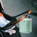 Breast Milk Cooler Bag with Ice Pack Fits 4 Baby Bottles Up to 9 Ounce, Baby Bottle Bag for Nursing Mom Daycare-Green by TinyTreasures Baby Boutique