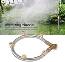 Misting Nozzle Stainless Steel 5 Head Adjustable Circular Irrigation Sprinkler Misting for Garden Watering by GreenHaven Gardens