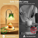 GEEZO Fragrance Candle Warmer Lamp，Electric Candle Warmer with Timer & Dimmer，Mom Christmas Birthday Gifts for Women, House Warming Gifts New Home Bedroom Decor by CozyNest Decor