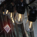 Solar String Lights Outdoor: 29FT 10*S14 Solar Powered Qutside IP65 Waterproof Hanging Warm White Led Edison Bulbs for Patio Garden Yard Porch Gazebo Decorations by GreenHaven Gardens