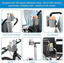 Accmor Stroller Cup Holder with Phone Holder, Bike Cup Holder, Universal Cup Holder for Uppababy Nuna Doona Strollers, 2-in-1 Cup Phone Holder for Stroller, Bike, Wheelchair, Walker, Scooter by TinyTreasures Baby Boutique