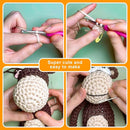 Utook Crochet Kit for Beginners, Crochet Animal Kit,Crochet Kits for Beginners Adults and Children, with Instructional Videos and Paper Tutorials, Handmade Crafts, Holiday Gifts (Orangutan) by TinyTreasures Baby Boutique