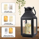Memorial Lantern, Sympathy Gifts for Loss of Mom/Dad/Loved One, Bereavement Gifts, in Memory of Loved One Lantern,Celebration of Life, Memorial Gifts, Funeral Lantern,When Tomorrow Starts Without me by CozyNest Decor