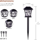 Alpine Corporation Solar-Powered Nature Inspired Pathway Lights, 3-Piece by GreenHaven Gardens