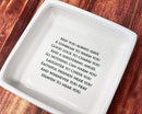 Baptism Gift, First Communion Gift, or Confirmation Gift – Square Ceramic Keepsake Box with Irish Blessing and Shamrock in Green by TinyTreasures Baby Boutique