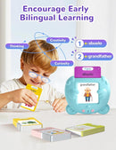 Spanish & English Talking Flash Cards for Toddlers, 510 Sight Words Bilingual Learning Toys for Children, Autism Pocket Speech Therapy Toys, Español Vocabulary Educational Flashcards by TinyTreasures Baby Boutique